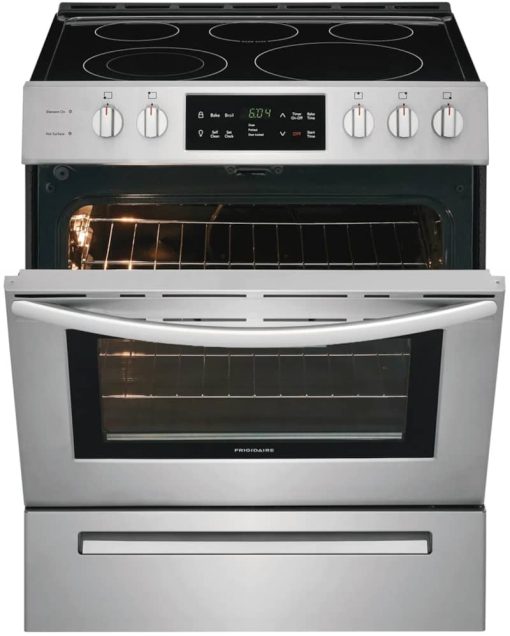 Frigidaire ADA 30" Stainless Steel Front Control Freestanding Electric Range - Image 4