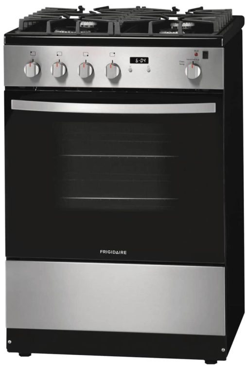 Frigidaire 24" Stainless Steel Front Control Freestanding Gas Range - Image 4