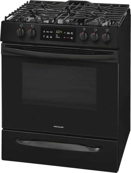 Frigidaire ADA 30" Black Front Control Freestanding Gas Range - Image 4