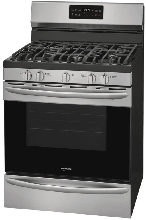 Frigidaire Gallery 30" Smudge-Proof Stainless Steel Freestanding Gas Range With Steam Clean - Image 4