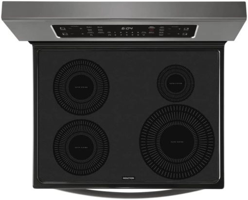 Frigidaire Gallery 30" Smduge-Proof Black Stainless Steel Induction Range With Air Fry - Image 4