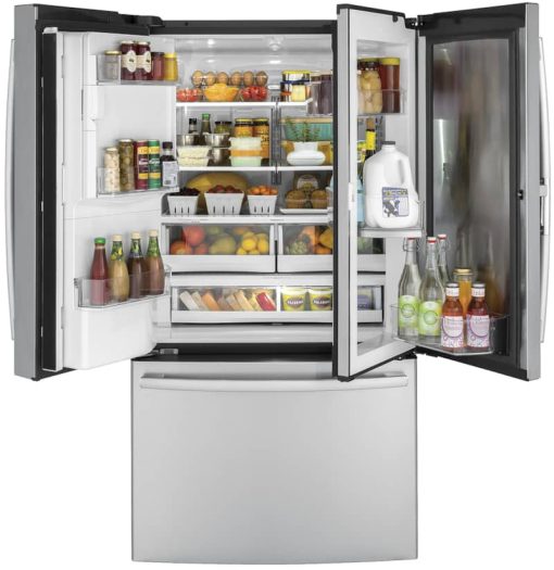 GE ADA 27.7 Cu. Ft. Fingerprint Resistant Stainless Steel French-Door Refrigerator With Door In Door - Image 4
