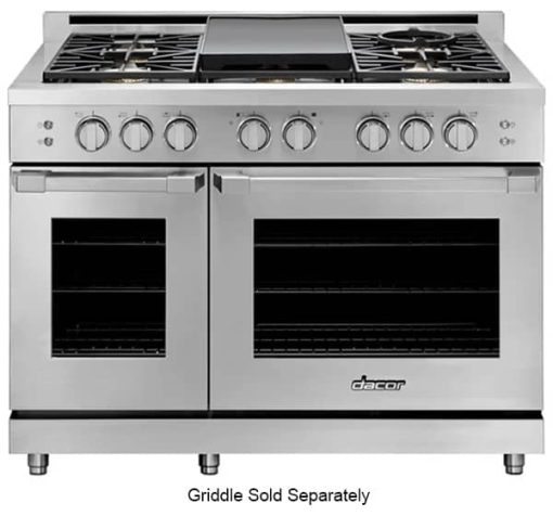 Dacor Professional 48" Stainless Steel Natural Gas Range - Image 4