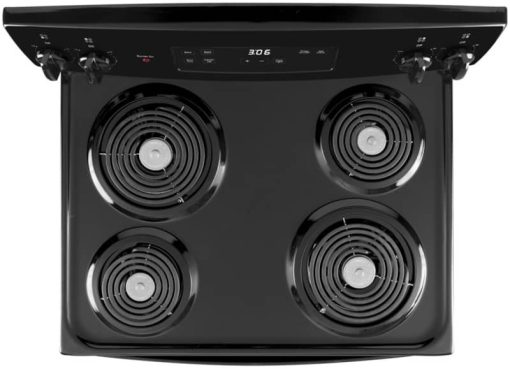GE 30" Black Free-Standing Electric Range - Image 4