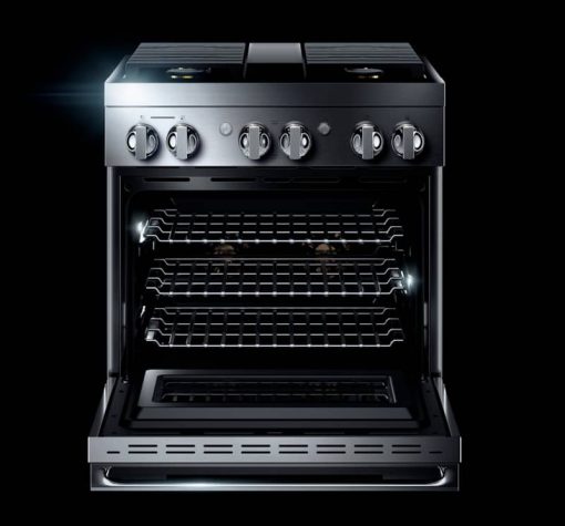 JennAir NOIR 30" Stainless Steel Professional-Style Dual-Fuel Range - Image 8