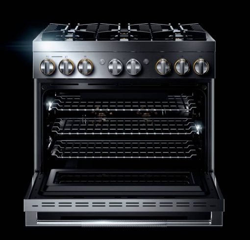 JennAir RISE 36" Stainless Steel Professional-Style Dual-Fuel Range - Image 6