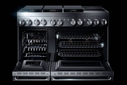 JennAir NOIR 48" Stainless Steel Professional Style Dual-Fuel Range With Chrome-Infused Griddle - Image 7