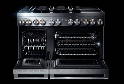 JennAir RISE 48" Stainless Steel Dual-Fuel Professional-Style Range w/ Chrome Infused Griddle & Steam Assist - Image 7