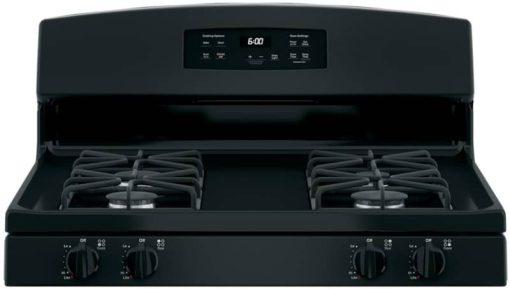 GE 30" Black Freestanding Gas Range - Image 4