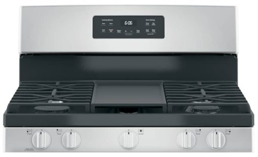 GE 30" Stainless Steel Freestanding Gas Range - Image 4