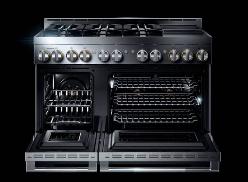 JennAir RISE 48" Stainless Steel Gas Professional-Style Range With Chrome-Infused Griddle - Image 7
