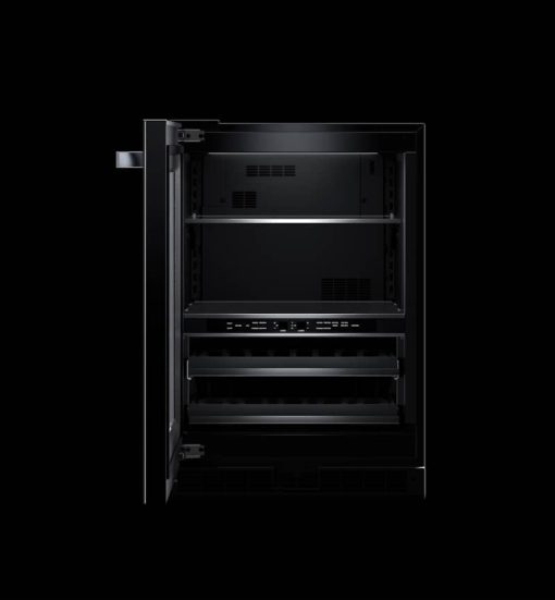 JennAir NOIR 24" Black Frame Left-Hinge Built-In Undercounter Beverage Center - Image 4