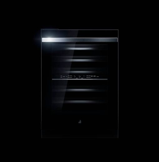 JennAir NOIR 24" Black Frame Left-Hinge Built-In Undercounter Wine Cellar - Image 4