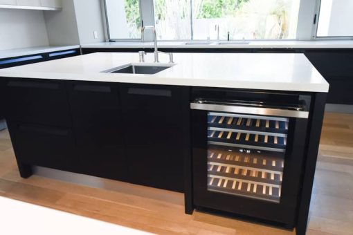 JennAir NOIR 24" Black Frame Right-Hinge Built-In Undercounter Wine Cellar - Image 4