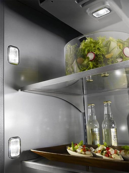 KitchenAid 20.9 Cu. Ft. Stainless Steel Built-In Bottom Freezer Refrigerator - Image 4
