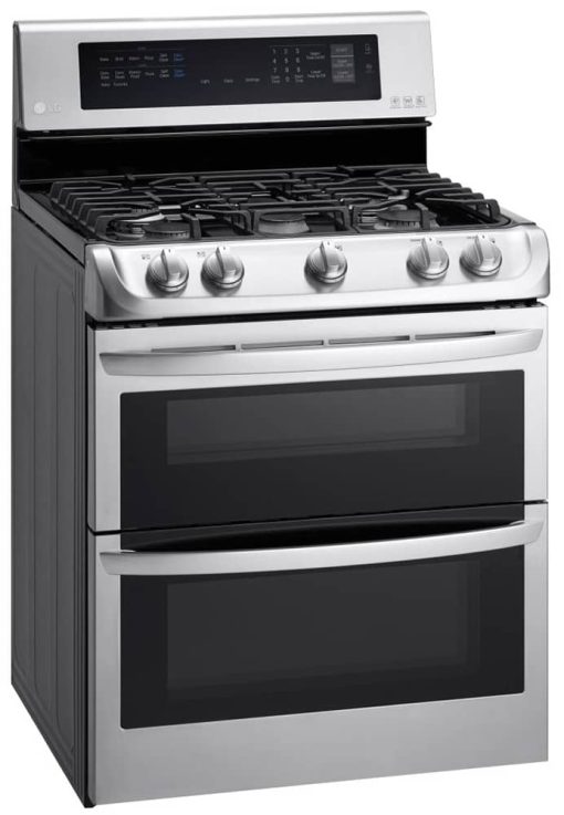 LG 6.9 Cu. Ft. Stainless Steel Gas Double Oven Range With ProBake Convection And EasyClean - Image 4