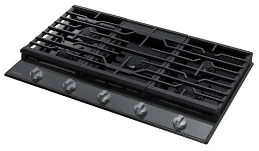 Samsung ADA 36" Fingerprint Resistant Black Stainless Steel Gas Cooktop - Image 4