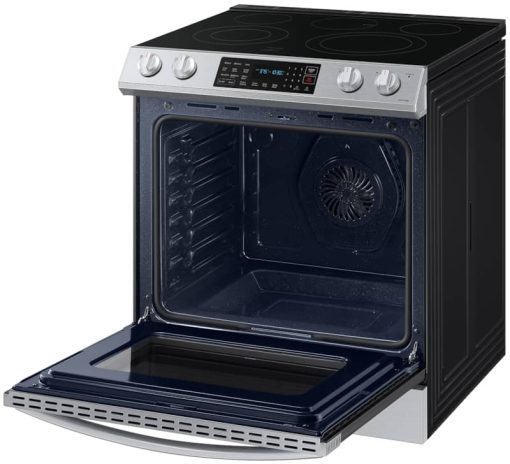 Samsung ADA 6.3 Cu. Ft. Fingerprint Resistant Stainless Steel Front Control Slide-In Electric Range With Convection - Image 4
