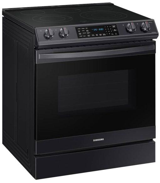 Samsung ADA 6.3 Cu. Ft. Fingerprint Resistant Black Stainless Steel Convection Slide-In Electric Range With Air Fry - Image 4