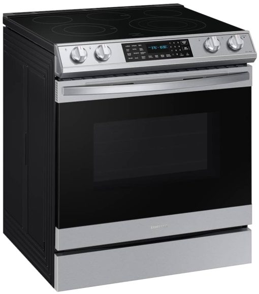 Samsung ADA 6.3 Cu. Ft. Fingerprint Resistant Stainless Steel Front Control Slide-In Electric Range With Air Fry - Image 4