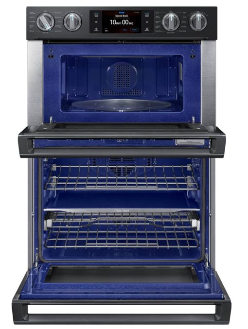 Samsung 30" Fingerprint Resistant Black Stainless Steel Built-In  Microwave Combination Wall Oven - Image 2