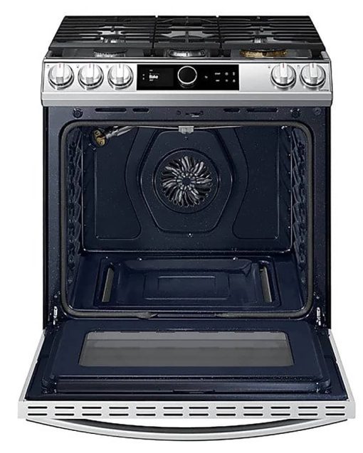 Samsung 6 Cu. Ft. Fingerprint Resistant Stainless Steel Slide-In Gas Range With Smart Dial, Air Fry & Wi-Fi - Image 7