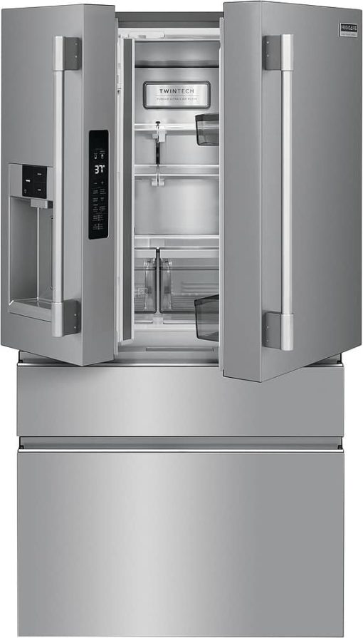 Frigidaire Professional 21.8 Cu. Ft. SmudgeProof Stainless Steel Counter Depth 4-Door French Door Refrigerator - - Image 7