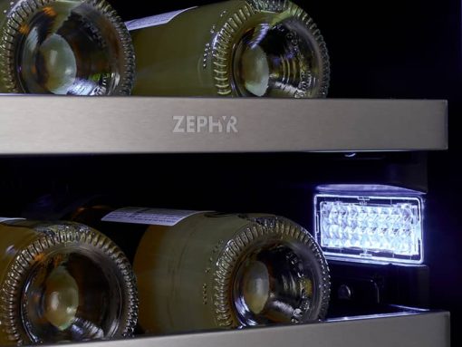 Zephyr 15" Stainless Frame Single Zone Wine Cooler - Image 4