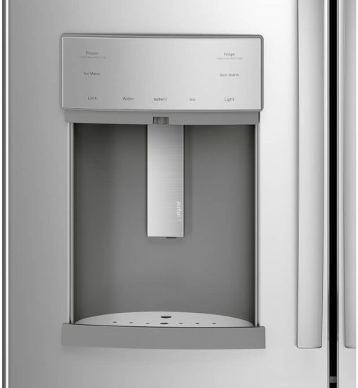 GE Profile ADA 22.1 Cu. Ft. Fingerprint Resistant Stainless Steel Counter-Depth French-Door Refrigerator With Door In Door And Hands-Free AutoFill - Image 9
