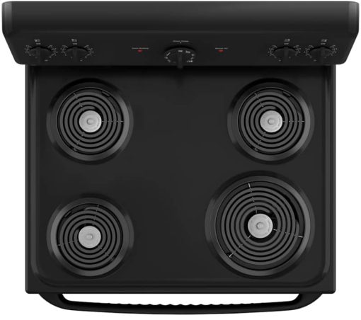 GE Hotpoint 30" Black Freestanding Electric Range - Image 4