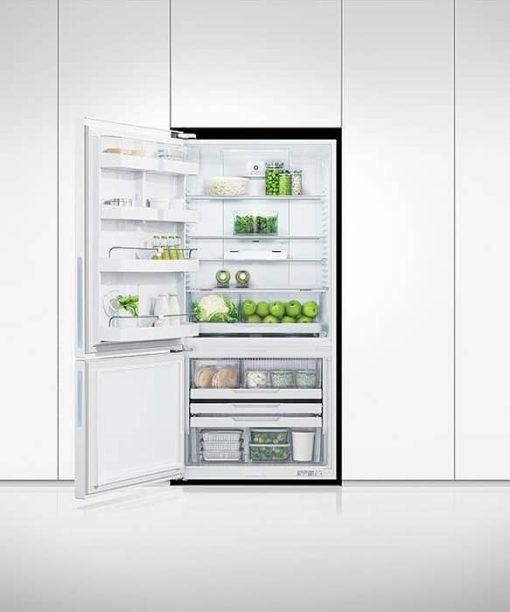 Fisher & Paykel Series 5 17.5 Cu. Ft. White Left-Hinge Freestanding Refrigerator Freezer - Image 4