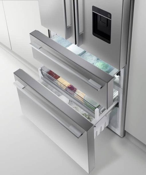 Fisher & Paykel Series 7 16.9 Cu. Ft. Stainless Steel Freestanding French Door Refrigerator Freezer - Image 4