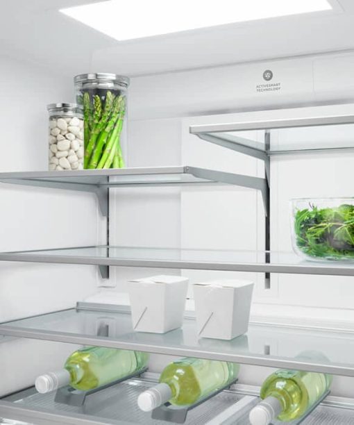 Fisher & Paykel Series 7 18.9 Cu. Ft. Stainless Steel Freestanding Quad Door Refrigerator Freezer, Ice & Water - Image 4