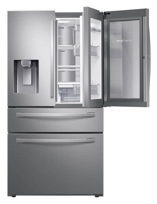 Samsung 28 Cu. Ft. Fingerprint Resistant Stainless Steel Food Showcase 4Door French Door Refrigerator - - Image 4