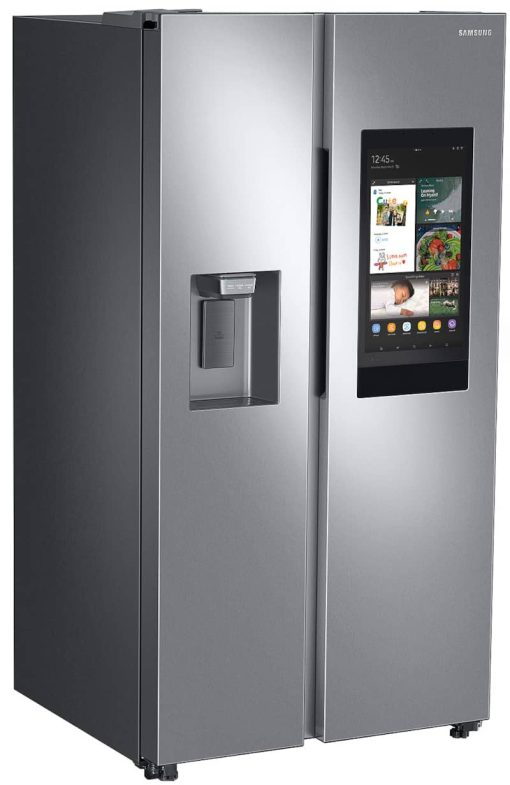 Samsung 26.7 Cu. Ft. Large Capacity Fingerprint Resistant Stainless Steel Side-By-Side Refrigerator With Touch Screen Family Hub - Image 7
