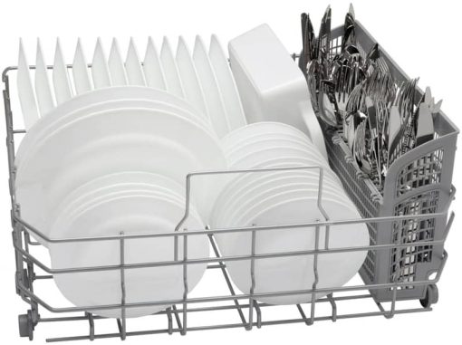 Bosch 100 Series 24" Anti-Fingerprint Stainless Steel Recessed Handle Dishwasher - Image 4