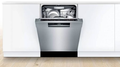 Bosch 800 Series 24" Stainless Steel Recessed Handle Dishwasher - Image 4
