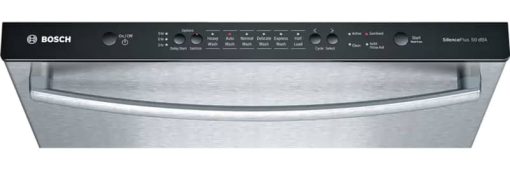 Bosch 100 Series 24" Anti-Fingerprint Stainless Steel Bar Handle Dishwasher - Image 4