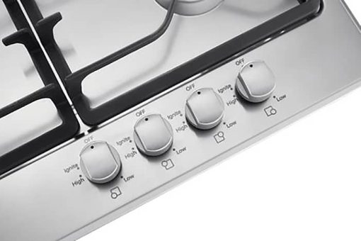 Whirlpool 24" Stainless Steel Gas Cooktop With Sealed Burners - Image 4