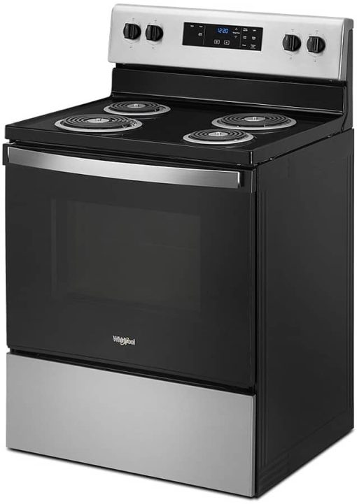 Whirlpool 4.8 Cu. Ft. Stainless Steel Electric Range With Keep Warm Setting - Image 4