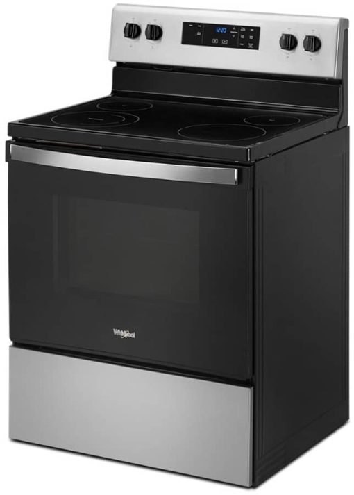 Whirlpool 5.3 Cu. Ft. Stainless Steel Electric Range With Keep Warm Setting - Image 4