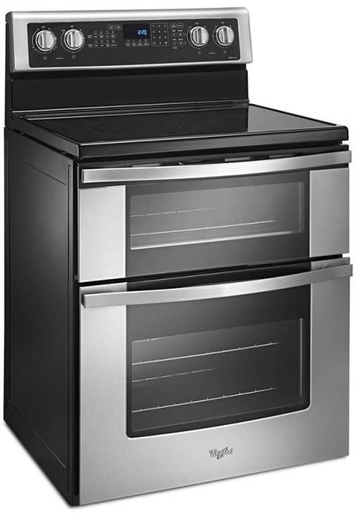 Whirlpool 6.7 Cu. Ft. Stainless Steel Electric Double Oven Range With True Convection - Image 4