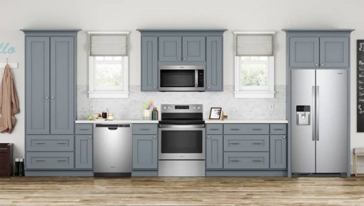 Whirlpool 36" Monochromatic Stainless Steel Side-By-Side Refrigerator - Image 4