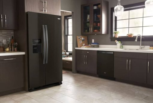 Whirlpool ADA 36" Fingerprint Resistant Black Stainless Steel Side-By-Side Refrigerator - Image 4
