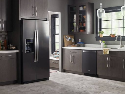 Whirlpool ADA 36" Fingerprint Resistant Black Stainless Steel Side-By-Side Refrigerator - Image 4