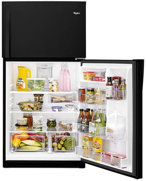 Whirlpool ADA 33" Black Top-Freezer Refrigerator - Image 4