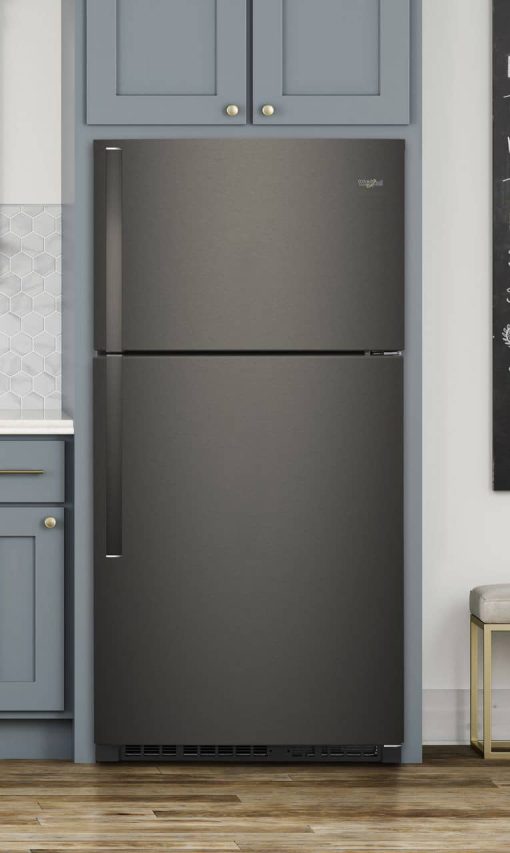 Whirlpool ADA 33" Fingerprint Resistant Black Stainless Steel Top Freezer Refrigerator - Image 4