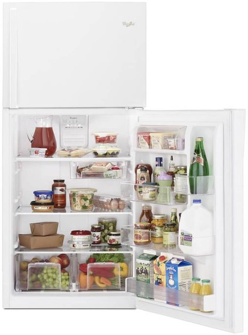 Whirlpool ADA 30" White Top Freezer Refrigerator - Image 4
