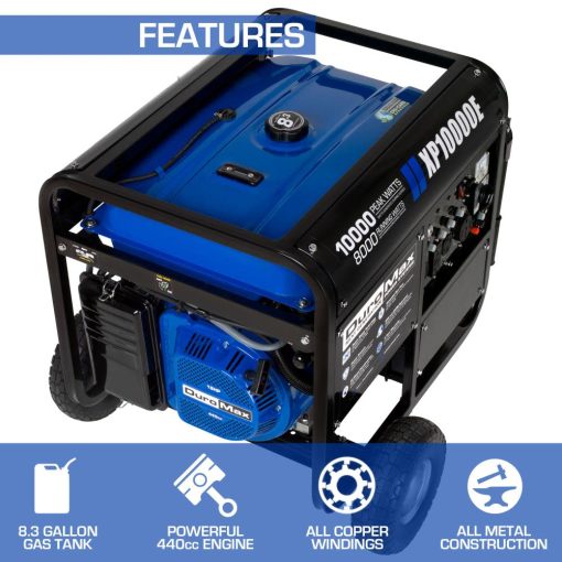 Gas Powered Portable Generator, 10,000 Watt - Image 2