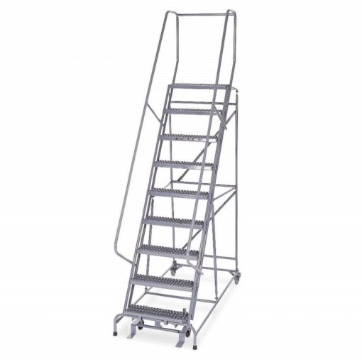 Series 1000 9 Step X 32" W A6 Tread Step Ladder w/handrails - Image 2